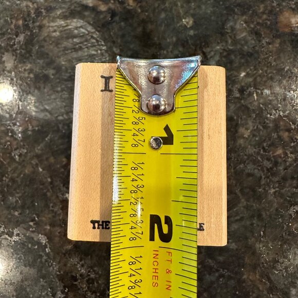 I Am Oz The Great and Terrible Wooden Stamp Emerald City Crafts Block Design - Picture 6 of 9